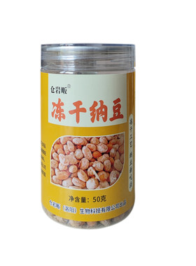 国产仓岩畈冻干纳豆开盖即食