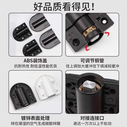 梳妆台上翻门铰链缓冲静音化妆台铰镜子隐形柜门五金配件合页翻盖