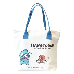 三丽鸥helloKitty联名帆布袋学生单肩包购物袋妈咪包大容量装书女