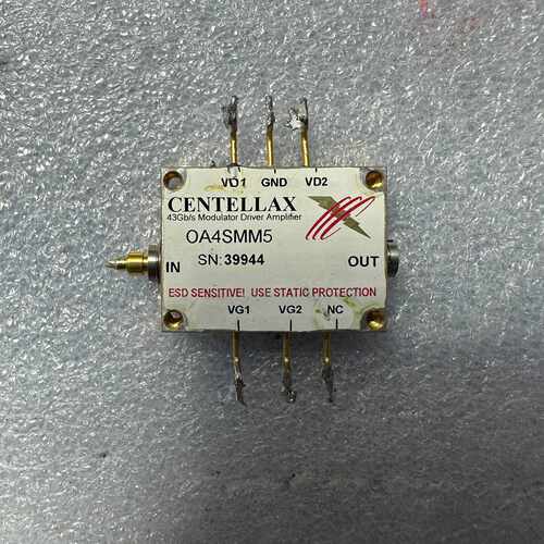 询/CENTELLAX40G速率GPPO宽频3.3V射频
