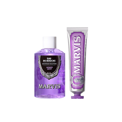 MARVIS茉莉牙膏漱口水组合