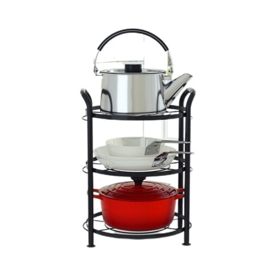 合美宜碳钢烤漆中式多层台置锅架