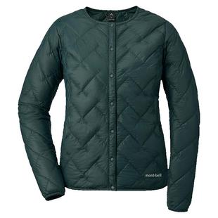 Montbell日本24年秋冬新款800蓬保暖日系羽绒服女无领修身内搭潮