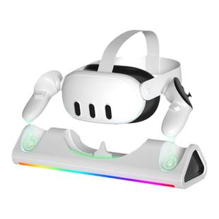 JYS Meta quest3 VR眼镜手柄磁吸 触点充电底座配电池套装 VR配件