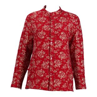 冬季加厚肥宽胖中老年女式驼绒老太太棉袄妈妈小款棉衣服奶奶内穿