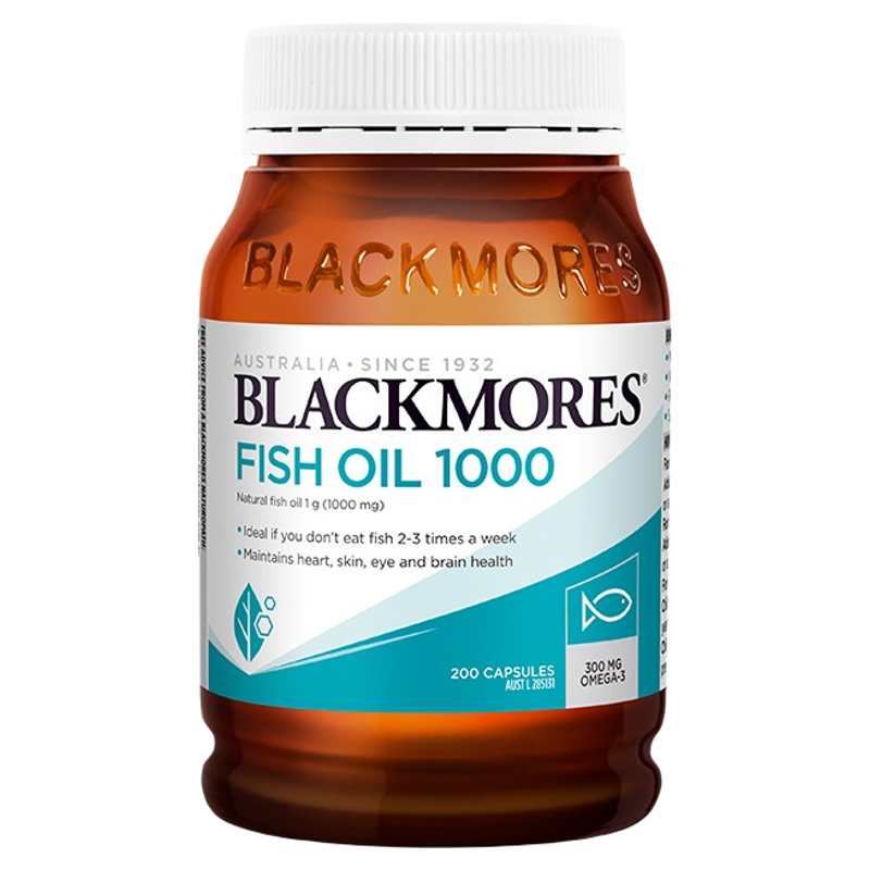 澳洲Blackmores原味鱼油200粒