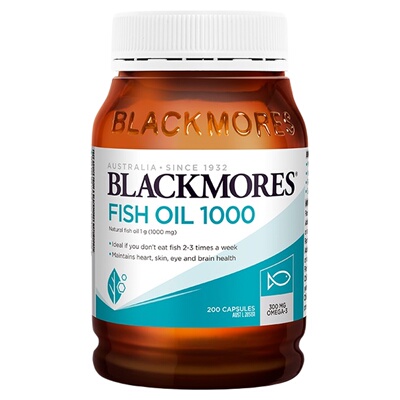 澳洲Blackmores原味鱼油200粒