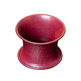 纯铜茶漏托架手工锤纹茶滤底座托架滤茶器底托茶壶盖置茶具配件