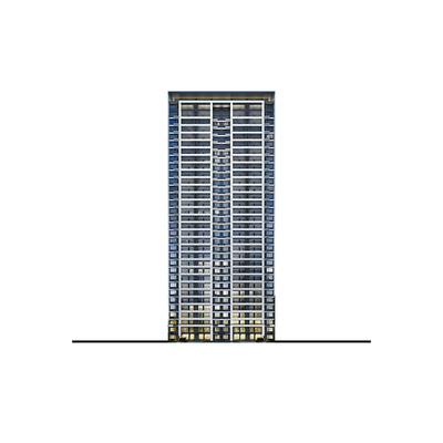 商业建筑设计效果图综合体商业空间街区广场购物中心鸟瞰图参考图