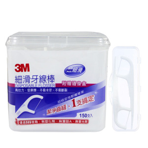 3M牙线棒家庭组合装超细剔牙线清洁牙齿缝安全牙签赠便携随身盒