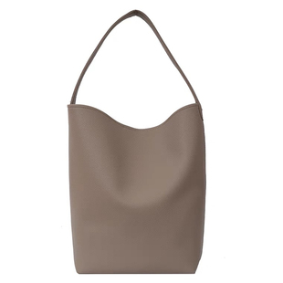 久木家软皮托特大包包女2024新款女包小众时尚单肩水桶包电脑包