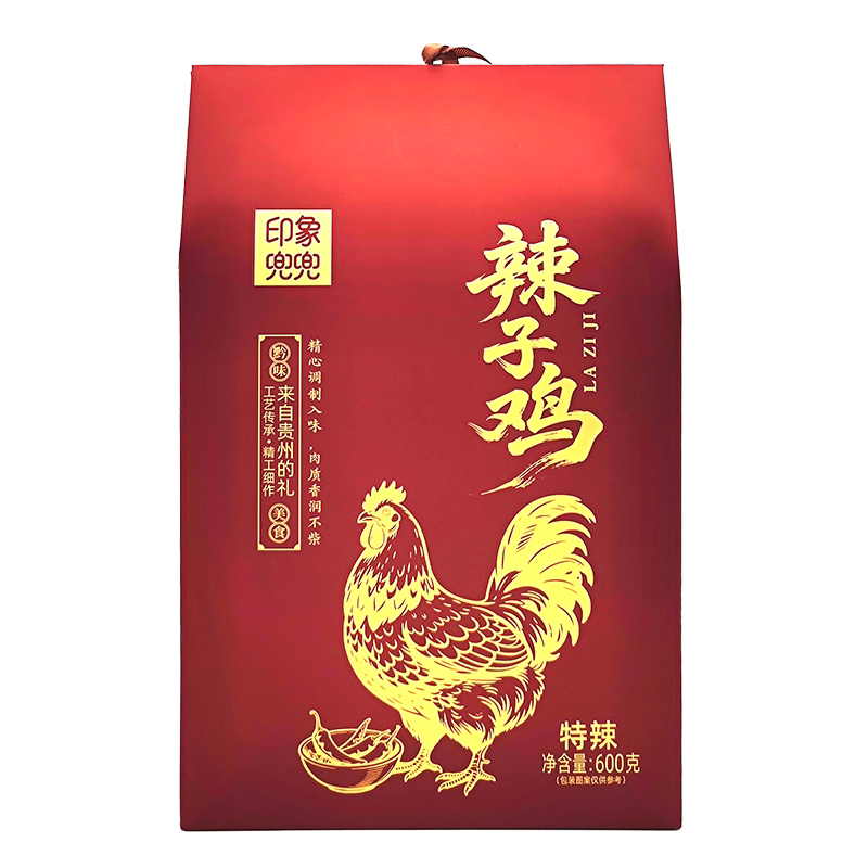 贵州特产印象兜兜辣子鸡600g