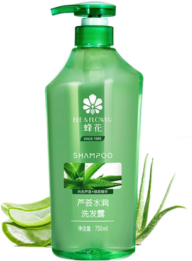 蜂花无硅油芦荟水润洗发水750ml
