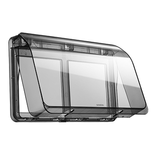 新品西门子开关插座86通用IP24双防水盒透明双联防溅墙壁家用