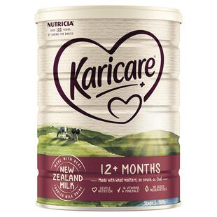 澳洲Karicare Plus可瑞康1/2段婴幼儿牛奶粉一二段900g直邮
