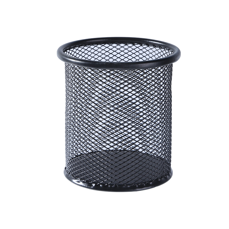 网格笔筒大容量装笔放笔学生文具笔座笔架收纳盒摆件办公用品笔桶