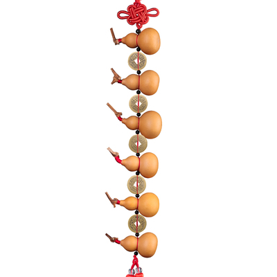 门对门小葫芦挂件五帝钱铜钱门帘