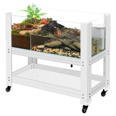 超白玻璃大型生态造景水陆两栖缸