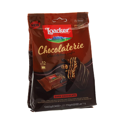 Loacker莱家涂层巧克力威化饼干