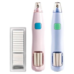 得力电动橡皮擦小学生专用无屑电动橡皮自动橡皮擦不留痕小学生象皮擦铅笔橡皮擦美术专用素描高光橡皮笔