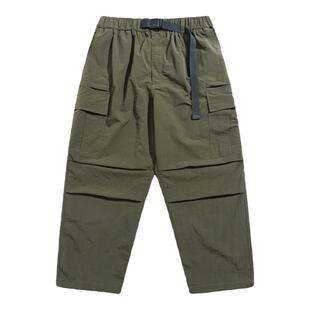 RPOPCELL秋冬新款日系Cityboy复古口袋工装休闲裤双褶直筒长裤男