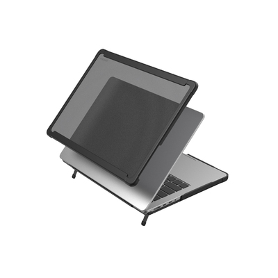 VOKAMO沃咔曼适用苹果笔记本电脑保护壳减震防刮带支架macbookair13/15寸保护套macbookpro14寸磨砂M4/M5配件