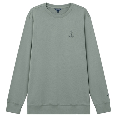 棉质绣花诺帝卡透气多色卫衣