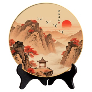 2025新款创意家和万事兴摆件进宅氛围布置装饰品家用书房桌面摆台