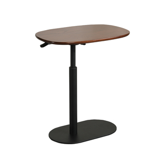 印方德柯茶几沙发边几可升降床边桌可移动角几新款中古不锈钢底座