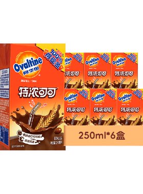 阿华田特浓可可早餐奶250ml×6盒