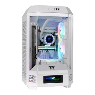 TT机箱The Tower 250海景房电脑台式机主机itx主板支持360水冷