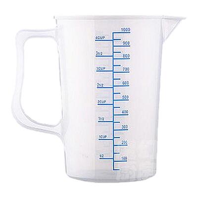 三能塑料量杯带刻度商用烘焙工具