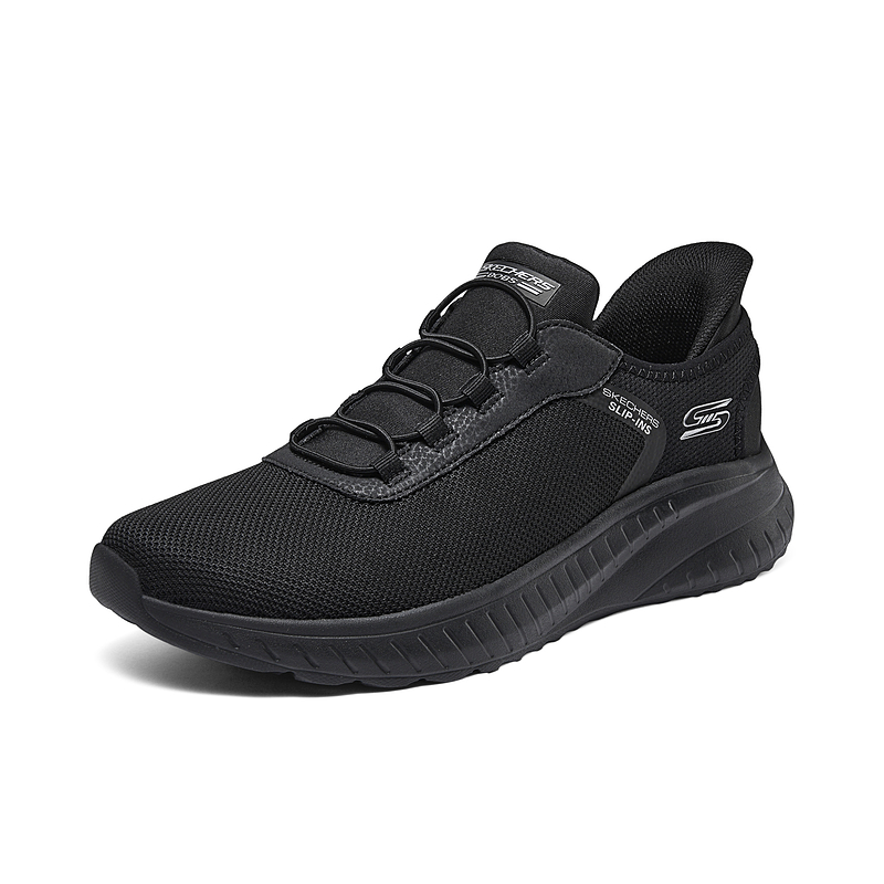 Skechers斯凯奇闪穿鞋Slip ins一脚蹬夏季新款男网面一脚蹬健步鞋