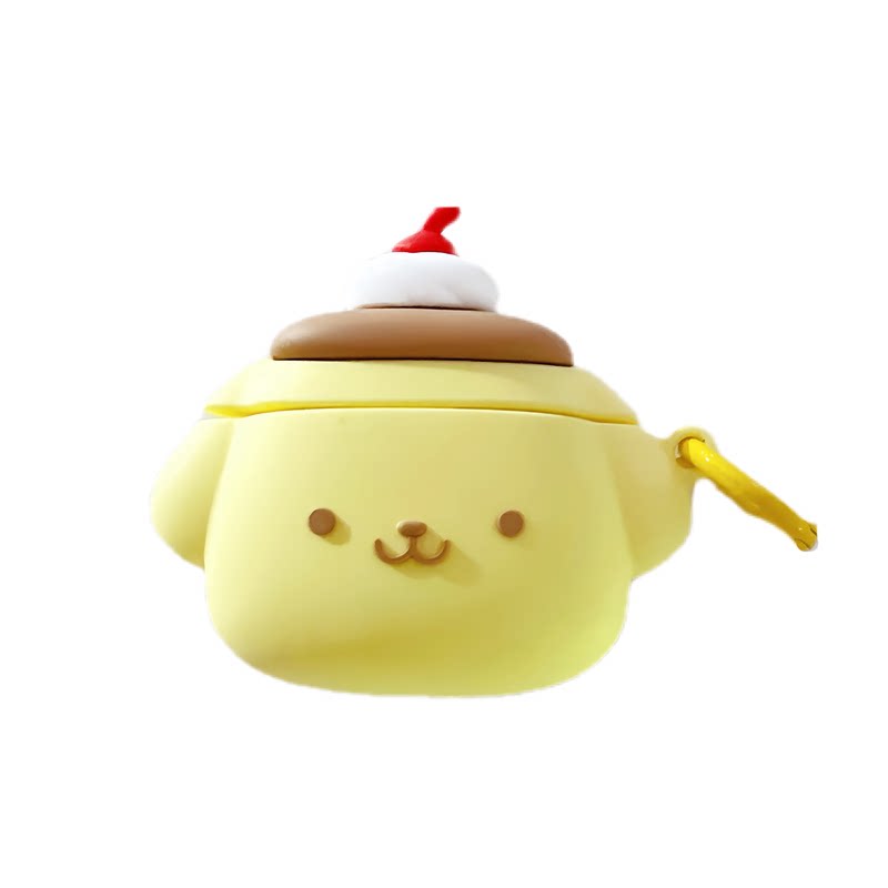 奶油蛋糕小狗适用AirPods4保护套Pro第三代保护壳新款3代2代苹果蓝牙无线耳机盒AirPods2耳机套硅胶防摔软壳