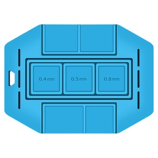 鹿仙子植锡垫弧垫CPU硬盘耐高温强磁硅胶垫有效辅助手机芯片维修