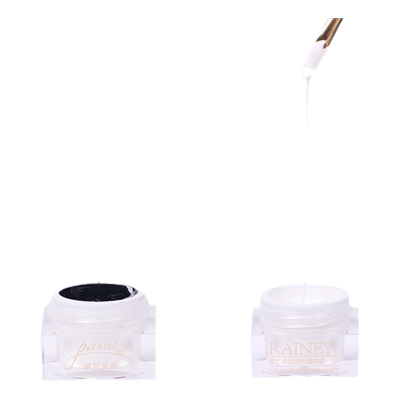 黑白弹力拉丝胶线条一笔成型不断