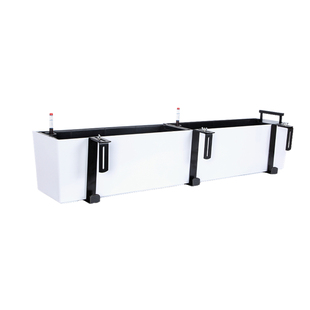 阳台花盆架悬挂长条长型阳台花箱种植箱种菜盆栏杆挂式花盆带挂钩