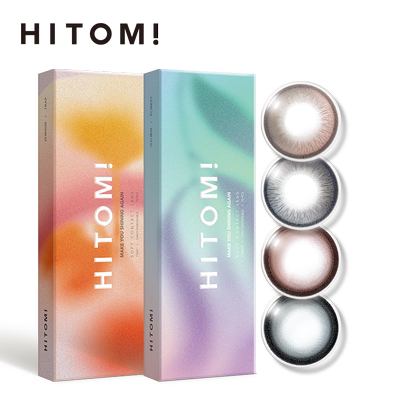 HITOMI希多蜜彩色隐形近视眼镜美瞳日抛10片小直径自然舒适一次性
