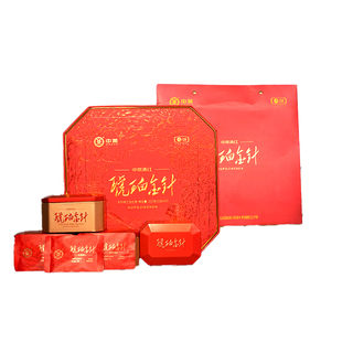 中茶云南滇红琥珀金针大叶种工夫红茶蜜香200g茶叶礼盒装送礼