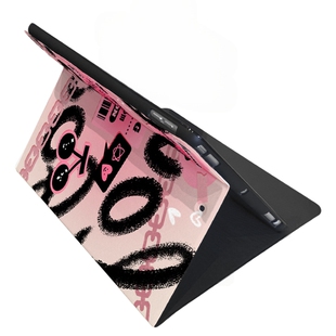 粉色锁链适用于ipad保护套ipadair5新款2022苹果平板壳mini6/4带笔槽ipadpro11寸硅胶ipad10代2025版迷你air6