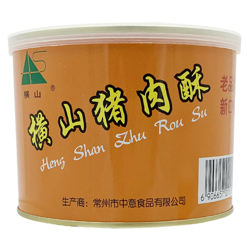 常州特产横山桥肉松105g*2罐回忆