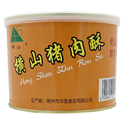 常州特产横山桥肉松105g*2罐回忆