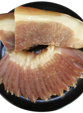 湖北农家特产自制风干后腿腊肉