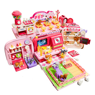 儿童过家家小医生扮演玩具套装听诊器医疗车女孩子3到6岁生日礼物