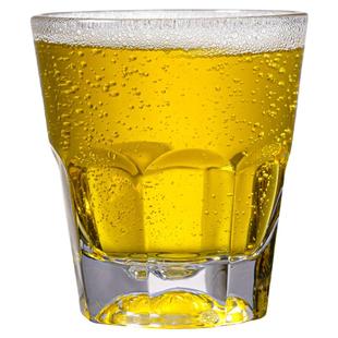 钢化杯玻璃啤酒杯商用杯子八角杯烈酒杯威士忌杯加厚耐摔酒吧KTV