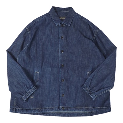 法国水洗丹宁柔软宽松衬衫外套