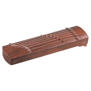 便携式迷你古筝摆件初学者练习演奏塑料古琴道具中国民族乐器玩具