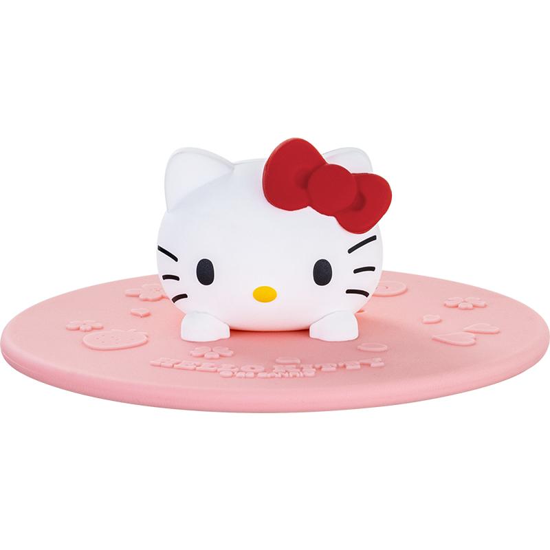 hellokitty食品级硅胶杯盖通用圆形可爱万能玻璃杯水杯马克杯盖子