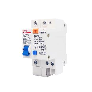 小型家用断路器空气开关带漏电保护器DZ47LE-63 2P 32A 3P 3P+N
