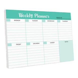 2025简约周计划本日程学习时间管理记事便签自律考研表格一周一页